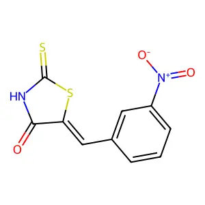 5-m-Nitrobenzylidenerhodanine structure