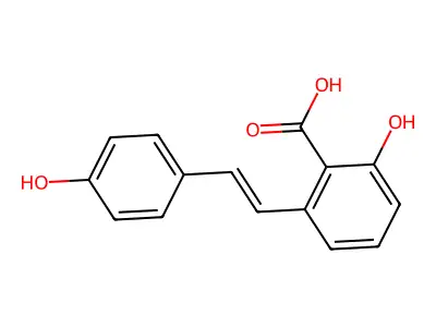 Hydrangeic acid structure