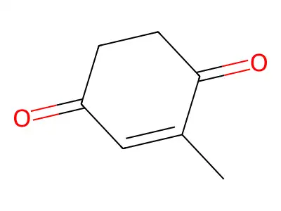 2-Cyclohexene-1,4-dione, 2-methyl- structure
