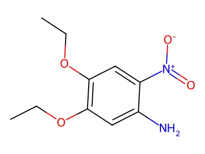 4,5-Diethoxy-2-nitroaniline structure