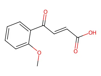2-Butenoic acid, 4-(2-methoxyphenyl)-4-oxo-, (E)- structure