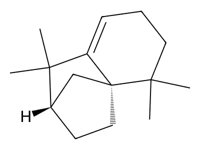 2H-2,4a-Methanonaphthalene, 1,3,4,5,6,7-hexahydro-1,1,5,5-tetramethyl-, (2S)- structure