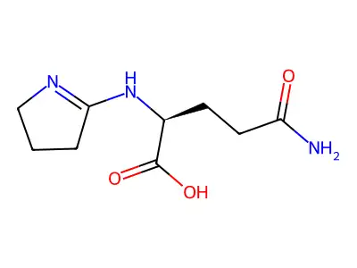 L-Glutamine, N(sup 2)-(3,4-dihydro-2H-pyrrol-5-yl)- structure