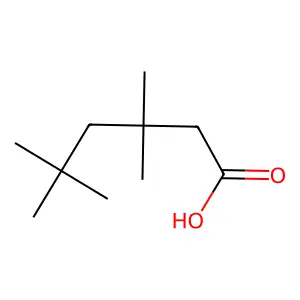 3,3,5,5-Tetramethylhexanoic acid structure