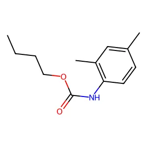 Butyl N-(2,4-xylyl)carbamate structure