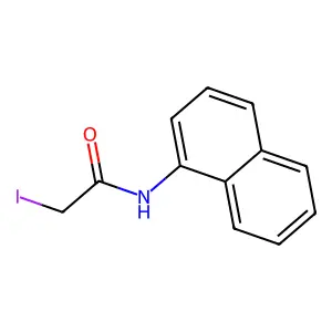 Acetamide, 2-iodo-N-1-naphthylenyl- structure