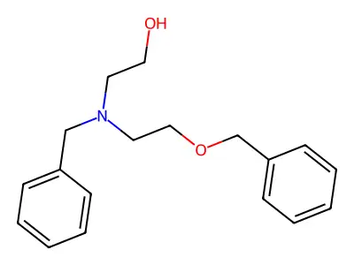2-{Benzyl[2-(benzyloxy)ethyl]amino}ethanol structure