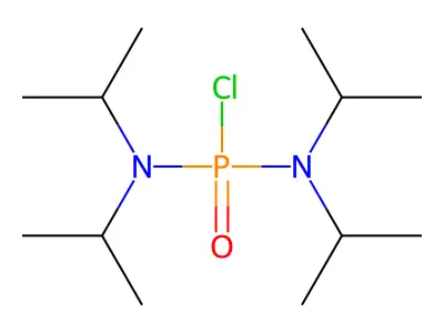 Phosphorodiamidic chloride, tetrakis(1-methylethyl)- structure