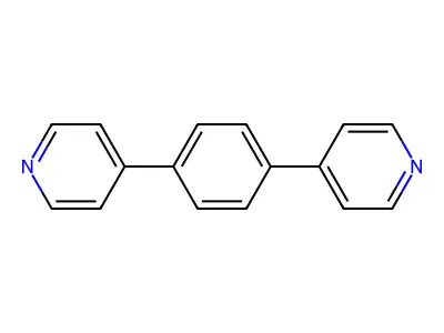 4,4'-(1,4-Phenylene)dipyridine structure