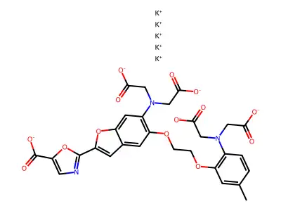 Fura-2 (pentapotassium) structure