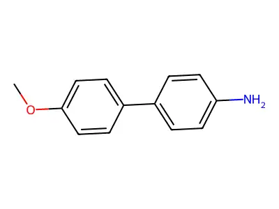 4-Amino-4'-methoxybiphenyl structure