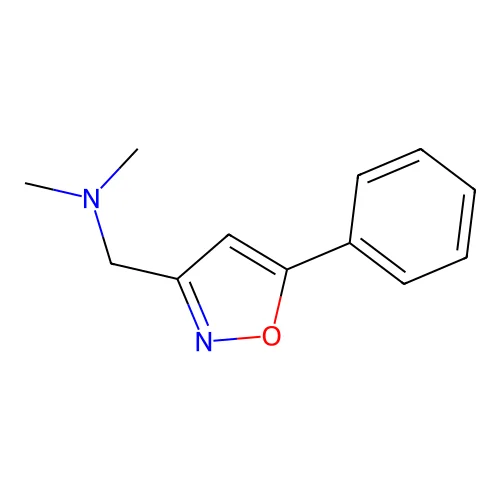 N,N-dimethyl-1-(5-phenyl-1,2-oxazol-3-yl)methanamine structure