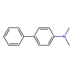 4-(Dimethylamino)biphenyl structure