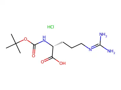 Boc-L-Arginine.HCl.H2O structure
