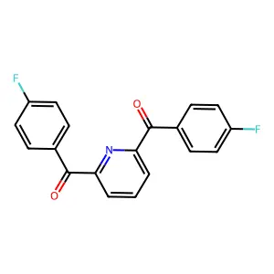 [6-(4-Fluorobenzoyl)-2-pyridyl]-(4-fluorophenyl)methanone structure