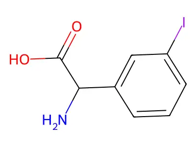 2-amino-2-(3-iodophenyl)acetic Acid structure
