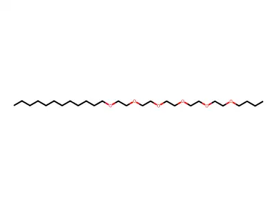 2-(2-{2-[2-(2-Butoxyethoxy)ethoxy]ethoxy}ethoxy)-1-dodecyloxyethane structure