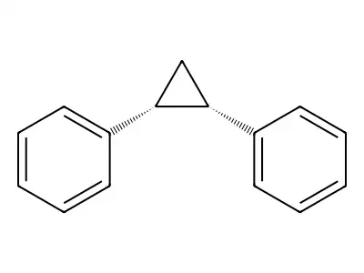 cis-1,2-Diphenylcyclopropane structure