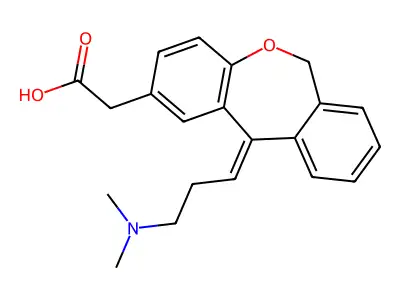 (E)-Olopatadine structure