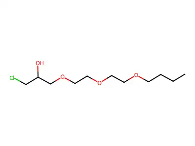 1-[2-(2-Butoxyethoxy)ethoxy]-3-chloropropan-2-ol structure