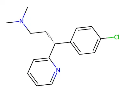 Chloropheniramine maleate structure