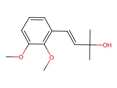4-(2,3-Dimethoxyphenyl)-2-methylbut-3-en-2-ol structure