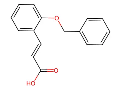 3-(2-phenylmethoxyphenyl)prop-2-enoic Acid structure