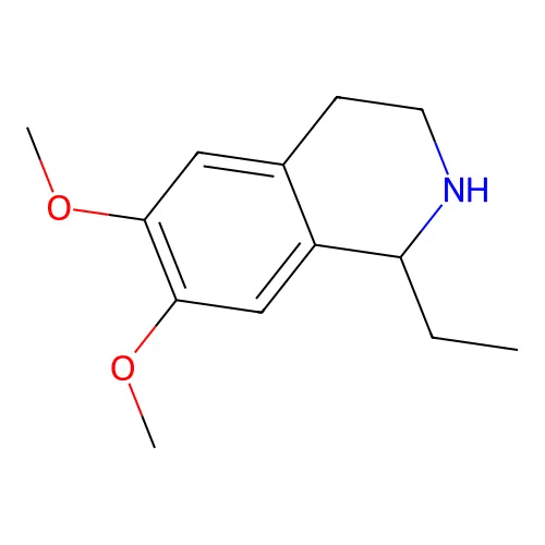 1-Ethyl-6,7-dimethoxy-1,2,3,4-tetrahydroisoquinoline structure