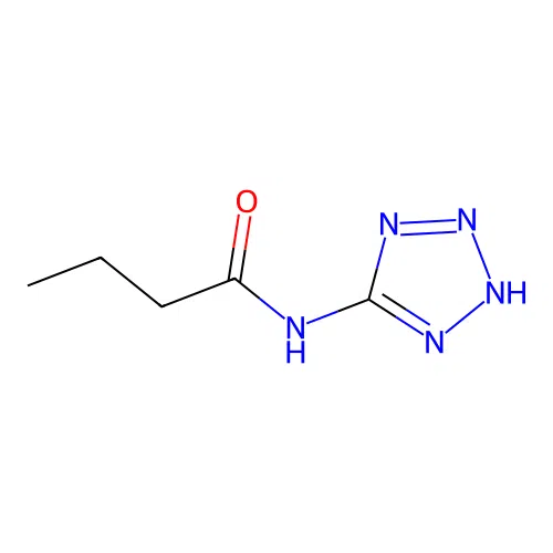 N-(2H-tetrazol-5-yl)butanamide structure