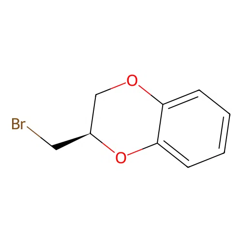 2-Bromomethyl-1,4-benzodioxane, (R)- structure