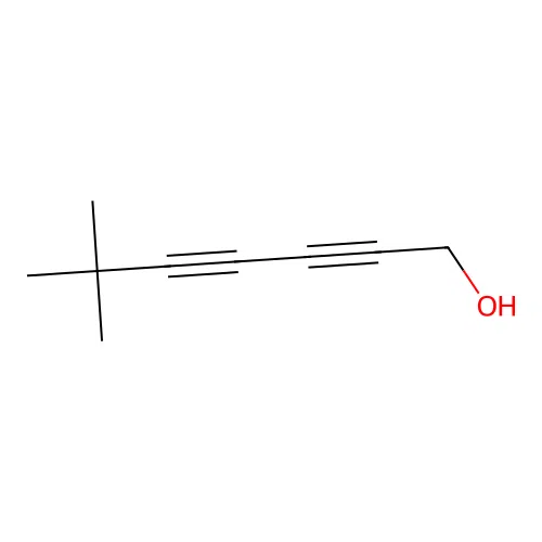 2,4-Heptadiyn-1-ol, 6,6-dimethyl- structure