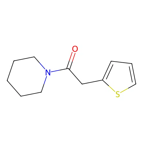 1-(Piperidin-1-yl)-2-(thiophen-2-yl)ethanone structure