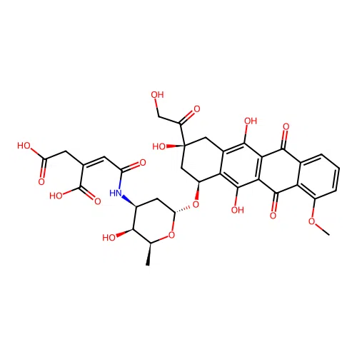 Aconityldoxorubicin structure