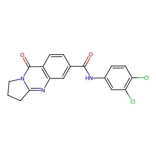 C18H13Cl2N3O2 structure