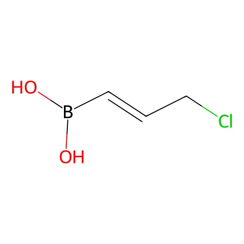 B-[(1E)-3-Chloro-1-propen-1-yl]boronic acid structure