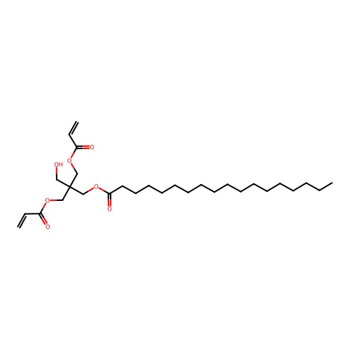 Pentaerythritol diacrylate monostearate structure