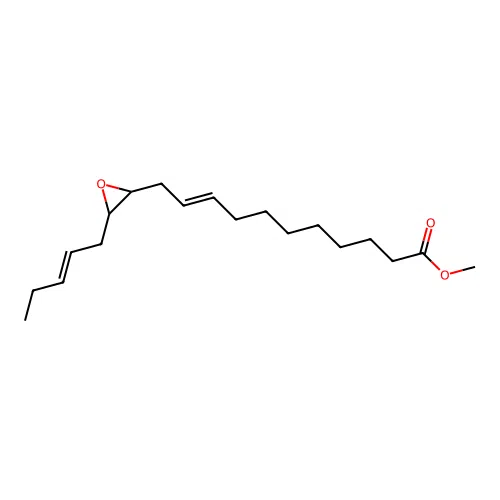 Methyl 12,13-epoxy-9,15-octadecadienoate structure