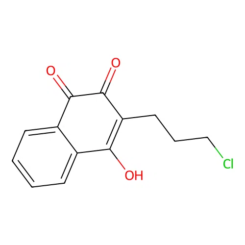 2-(3-Chloropropyl)-3-hydroxynaphthalene-1,4-dione structure