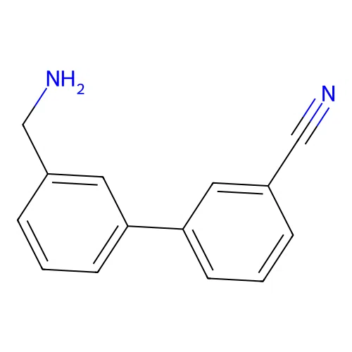 3-[3-(Aminomethyl)phenyl]benzonitrile structure