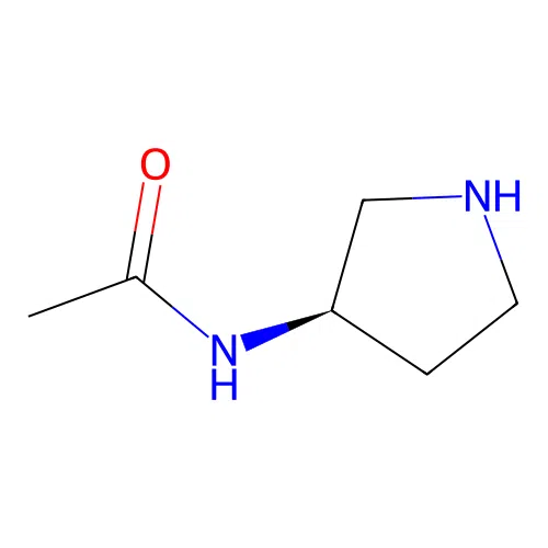 (3R)-(+)-3-Acetamidopyrrolidine structure