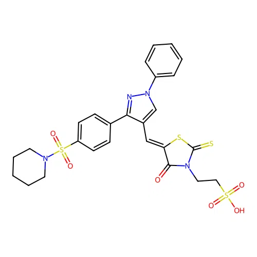 rhodanine derivative, 43 structure