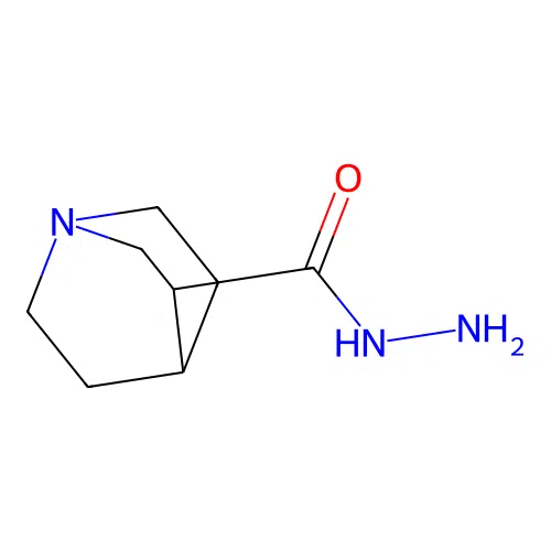 Quinuclidine-3-carbohydrazide structure