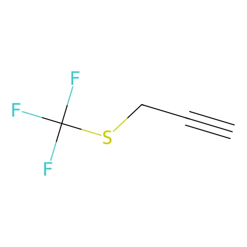 Propargyl trifluoromethyl sulfide structure