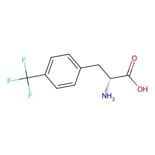 4-(Trifluoromethyl)-D-phenylalanine structure
