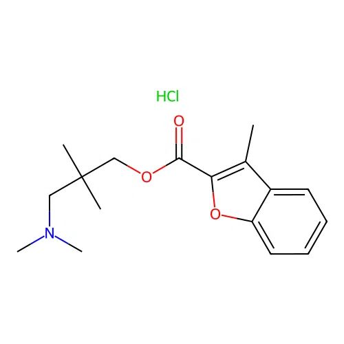 3-Methyl-benzofuran-2-carboxylic acid 3-dimethylamino-2,2-dimethyl-propyl ester structure