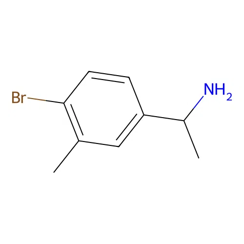 1-(4-Bromo-3-methylphenyl)ethan-1-amine structure