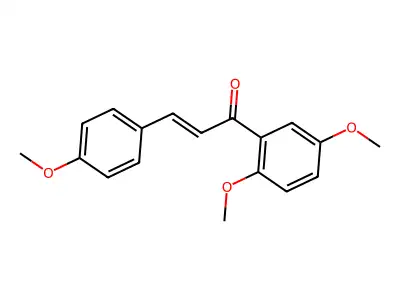1-(2,5-Dimethoxyphenyl)-3-(4-methoxyphenyl)prop-2-en-1-one structure