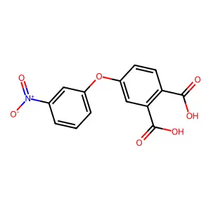 4-(3-Nitrophenoxy)phthalic acid structure