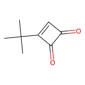 3-Tert-butylcyclobut-3-ene-1,2-dione structure