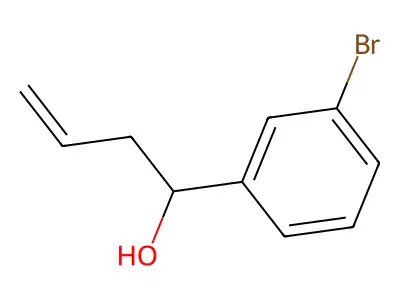 1-(3-Bromophenyl)but-3-en-1-ol structure